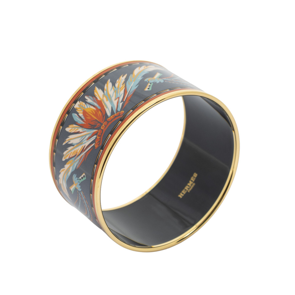 Hermes Enamel Bangle TGM